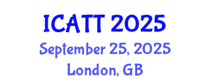 International Conference on Addiction Treatment and Therapy (ICATT) September 25, 2025 - London, United Kingdom