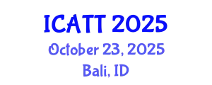 International Conference on Addiction Treatment and Therapy (ICATT) October 23, 2025 - Bali, Indonesia