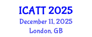 International Conference on Addiction Treatment and Therapy (ICATT) December 11, 2025 - London, United Kingdom