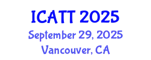 International Conference on Addiction Treatment and Therapy (ICATT) September 29, 2025 - Vancouver, Canada