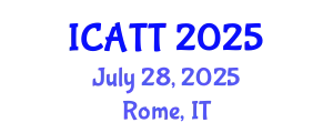 International Conference on Addiction Treatment and Therapy (ICATT) July 28, 2025 - Rome, Italy