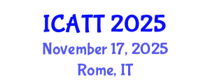 International Conference on Addiction Treatment and Therapy (ICATT) November 17, 2025 - Rome, Italy