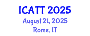 International Conference on Addiction Treatment and Therapy (ICATT) August 21, 2025 - Rome, Italy