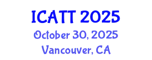 International Conference on Addiction Treatment and Therapy (ICATT) October 30, 2025 - Vancouver, Canada