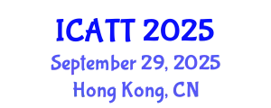 International Conference on Addiction Treatment and Therapy (ICATT) September 29, 2025 - Hong Kong, China