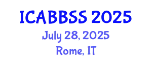 International Conference on Agro-Biotechnology, Biosafety and Seed Systems (ICABBSS) July 28, 2025 - Rome, Italy