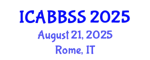 International Conference on Agro-Biotechnology, Biosafety and Seed Systems (ICABBSS) August 21, 2025 - Rome, Italy