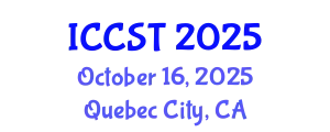 International Conference on Cancer Science and Therapy (ICCST) October 16, 2025 - Quebec City, Canada
