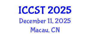 International Conference on Cancer Science and Therapy (ICCST) December 11, 2025 - Macau, China