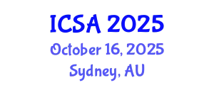 International Conference on Surgery and Anesthesia (ICSA) October 16, 2025 - Sydney, Australia