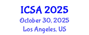 International Conference on Surgery and Anesthesia (ICSA) October 30, 2025 - Los Angeles, United States