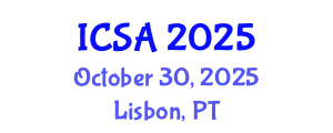 International Conference on Surgery and Anesthesia (ICSA) October 30, 2025 - Lisbon, Portugal