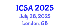 International Conference on Surgery and Anesthesia (ICSA) July 28, 2025 - London, United Kingdom