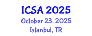 International Conference on Surgery and Anesthesia (ICSA) October 23, 2025 - Istanbul, Turkey