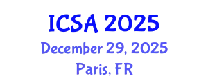 International Conference on Surgery and Anesthesia (ICSA) December 29, 2025 - Paris, France