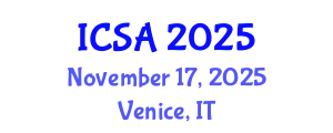 International Conference on Surgery and Anesthesia (ICSA) November 17, 2025 - Venice, Italy