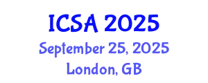 International Conference on Surgery and Anesthesia (ICSA) September 25, 2025 - London, United Kingdom