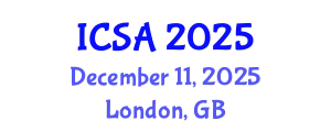 International Conference on Surgery and Anesthesia (ICSA) December 11, 2025 - London, United Kingdom