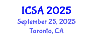 International Conference on Surgery and Anesthesia (ICSA) September 25, 2025 - Toronto, Canada