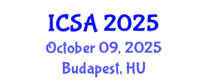 International Conference on Surgery and Anesthesia (ICSA) October 09, 2025 - Budapest, Hungary