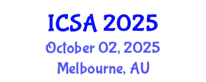 International Conference on Surgery and Anesthesia (ICSA) October 02, 2025 - Melbourne, Australia