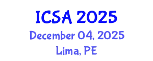 International Conference on Surgery and Anesthesia (ICSA) December 04, 2025 - Lima, Peru