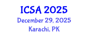 International Conference on Surgery and Anesthesia (ICSA) December 29, 2025 - Karachi, Pakistan