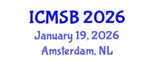 International Conference on Metabolomics and Systems Biology (ICMSB) January 19, 2026 - Amsterdam, Netherlands