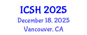 International Conference on Social Sciences and Humanities (ICSH) December 18, 2025 - Vancouver, Canada