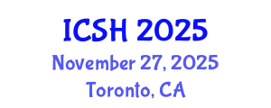 International Conference on Social Sciences and Humanities (ICSH) November 27, 2025 - Toronto, Canada
