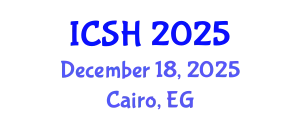 International Conference on Social Sciences and Humanities (ICSH) December 18, 2025 - Cairo, Egypt
