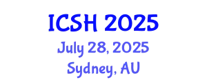 International Conference on Social Sciences and Humanities (ICSH) July 28, 2025 - Sydney, Australia