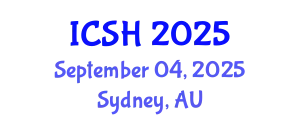 International Conference on Social Sciences and Humanities (ICSH) September 04, 2025 - Sydney, Australia