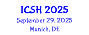 International Conference on Social Sciences and Humanities (ICSH) September 29, 2025 - Munich, Germany