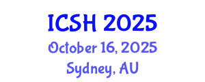 International Conference on Social Sciences and Humanities (ICSH) October 16, 2025 - Sydney, Australia