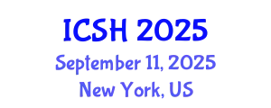 International Conference on Social Sciences and Humanities (ICSH) September 11, 2025 - New York, United States