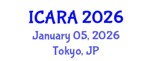 International Conference on Autonomous Robots and Agents (ICARA) January 05, 2026 - Tokyo, Japan
