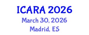 International Conference on Autonomous Robots and Agents (ICARA) March 30, 2026 - Madrid, Spain