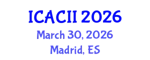 International Conference on Affective Computing and Intelligent Interaction (ICACII) March 30, 2026 - Madrid, Spain