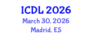 International Conference on Development and Learning (ICDL) March 30, 2026 - Madrid, Spain