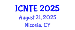International Conference on Nondestructive Testing and Evaluation (ICNTE) August 21, 2025 - Nicosia, Cyprus