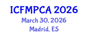 International Conference on Fracture Mechanics, Polymers, Composites and Adhesives (ICFMPCA) March 30, 2026 - Madrid, Spain