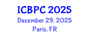 International Conference on Bioinspired Polymers and Composites (ICBPC) December 29, 2025 - Paris, France