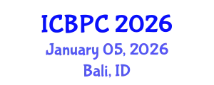 International Conference on Bioinspired Polymers and Composites (ICBPC) January 05, 2026 - Bali, Indonesia