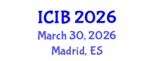 International Conference on Industrial Biotechnology (ICIB) March 30, 2026 - Madrid, Spain