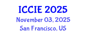 International Conference on Computers and Industrial Engineering (ICCIE) November 03, 2025 - San Francisco, United States