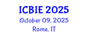 International Conference on Business and Industrial Engineering (ICBIE) October 09, 2025 - Rome, Italy