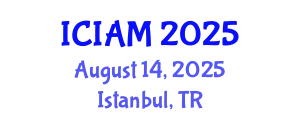 International Conference on Industrial and Applied Mathematics (ICIAM) August 14, 2025 - Istanbul, Turkey