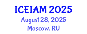 International Conference on Environmental, Industrial and Applied Microbiology (ICEIAM) August 28, 2025 - Moscow, Russia