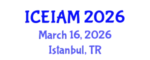International Conference on Environmental, Industrial and Applied Microbiology (ICEIAM) March 16, 2026 - Istanbul, Turkey